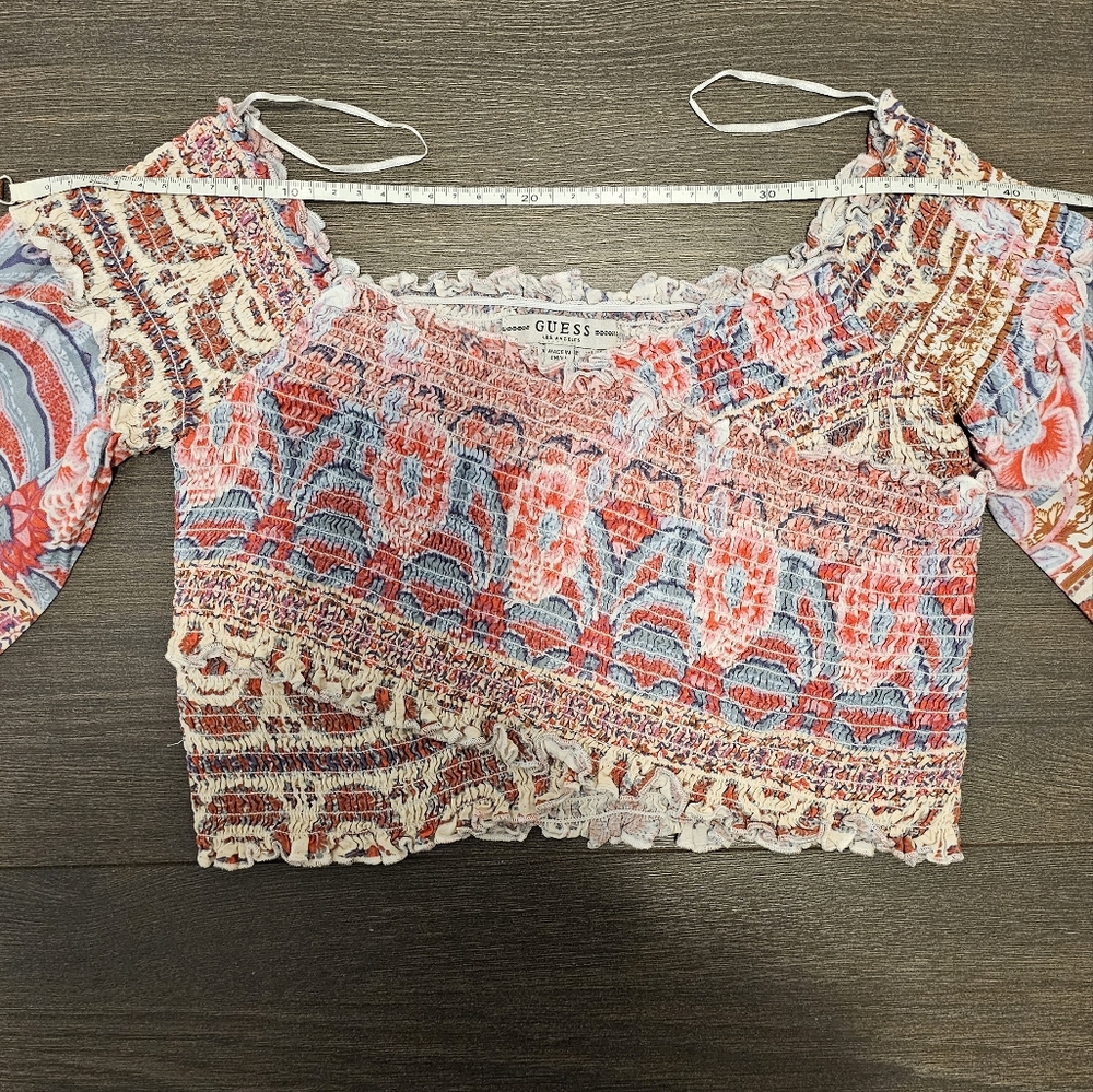 GUESS Wrap Style Crop Top - Picture 6 of 6